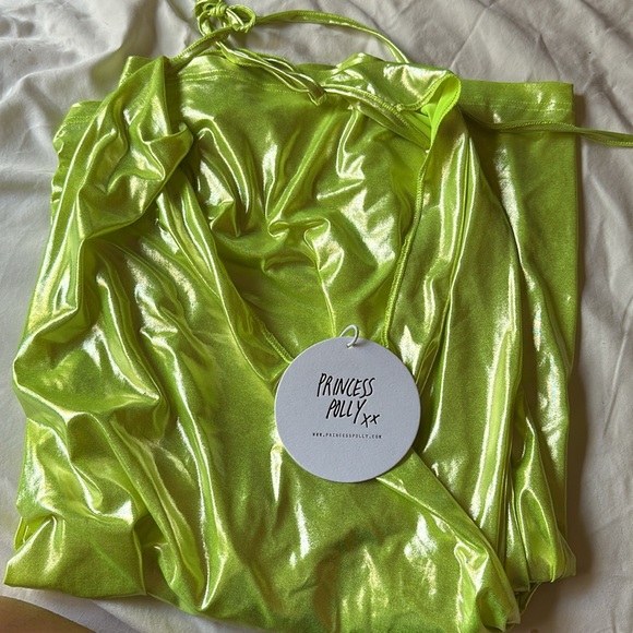 Green mini dress princess Polly - Picture 5 of 6